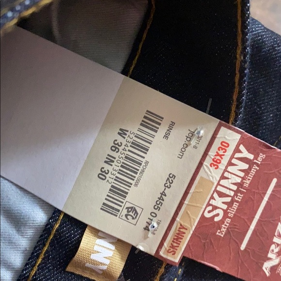 Arizona jeans size 36x30 new with tag dark wash - Picture 5 of 5